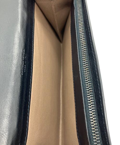 BOTTEGA VENETA（ボッテガベネタ）BOTTEGA VENETA (ボッテガベネタ) イントレチャート長財布 ブラックの古着・服飾アイテム