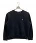 POLO RALPH LAUREN（ポロ・ラルフローレン）の古着「クルーネックスウェット」｜ブラック