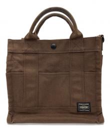 PORTER（ポーター）の古着「SMOKY 2WAY TOTE BAG(S)」｜ブラウン