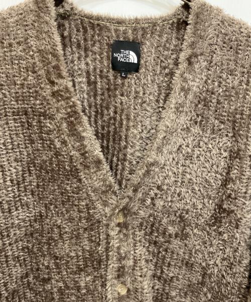 THE NORTH FACE（ザ ノース フェイス）THE NORTH FACE (ザ ノース フェイス) オルタナティブフェザーカーディガン（ユニセックス） ブラウン サイズ:Lの古着・服飾アイテム