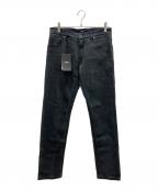 FENDIフェンディ）の古着「PANTALONE WASHED OVERDIEDデニムパンツ」｜グレー