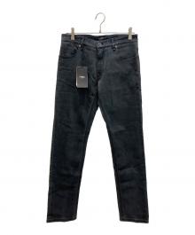 FENDI（フェンディ）の古着「PANTALONE WASHED OVERDIEDデニムパンツ」｜グレー