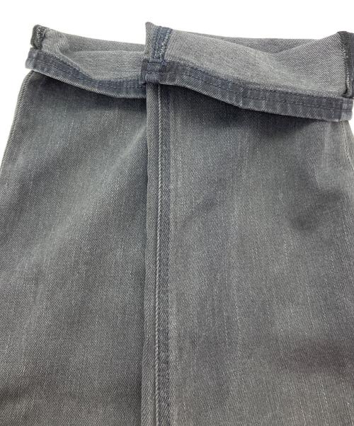 FENDI（フェンディ）FENDI (フェンディ) PANTALONE WASHED OVERDIEDデニムパンツ グレー サイズ:30の古着・服飾アイテム