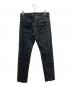 FENDI (フェンディ) PANTALONE WASHED OVERDIEDデニムパンツ グレー サイズ:30：18000円