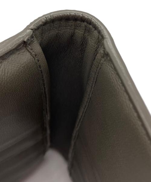 BOTTEGA VENETA（ボッテガベネタ）BOTTEGA VENETA (ボッテガベネタ) イントレチャート2つ折り財布 ブラウンの古着・服飾アイテム