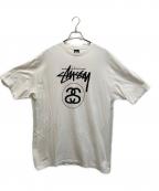 stussyステューシー）の古着「ロゴプリントTシャツ」｜ホワイト