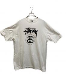 stussy（ステューシー）の古着「ロゴプリントTシャツ」｜ホワイト
