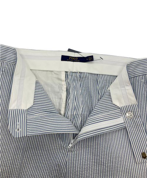 POLO RALPH LAUREN（ポロ・ラルフローレン）POLO RALPH LAUREN (ポロ・ラルフローレン) パンツ ホワイト×ブルー サイズ:4の古着・服飾アイテム