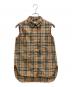 BURBERRY（バーバリー）の古着「ノバチェック ノースリーブシャツ」｜ブラウン