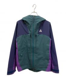 NIKE ACG（ナイキエーシージー）の古着「SFADV MSRY RIDGE HOODIE JACKET」｜グリーン×パープル