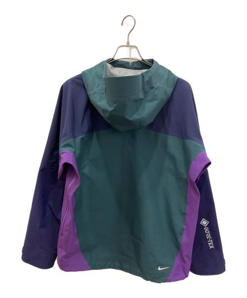 NIKE ACG（ナイキエーシージー）NIKE ACG (ナイキエーシージー) SFADV MSRY RIDGE HOODIE JACKET グリーン×パープル サイズ:Mの古着・服飾アイテム