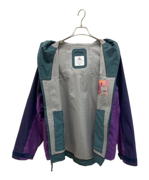 NIKE ACG（ナイキエーシージー）NIKE ACG (ナイキエーシージー) SFADV MSRY RIDGE HOODIE JACKET グリーン×パープル サイズ:Mの古着・服飾アイテム