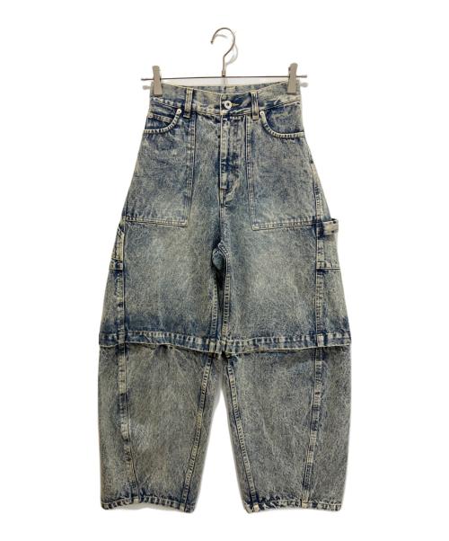 Ameri（アメリ）Ameri (アメリ) MEDI 2WAY REMOVE DENIM PANTS インディゴ サイズ:size24の古着・服飾アイテム