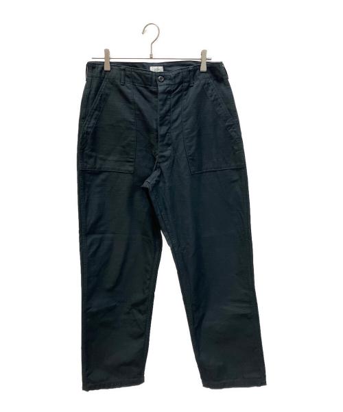 CIOTA（シオタ）CIOTA (シオタ) スビンコットンムラ糸バックサテンベイカーパンツ ブラック サイズ:5の古着・服飾アイテム