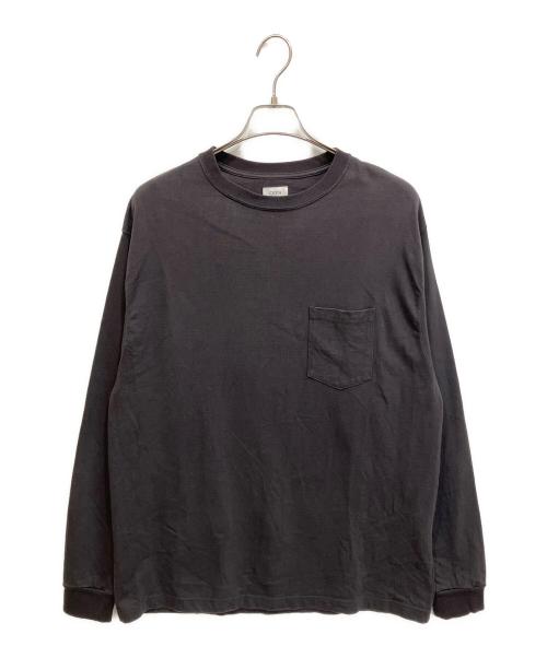 CIOTA（シオタ）CIOTA (シオタ) スビンコットン 10/- 度詰め 吊り天竺 ポケット付き ロンT ブラック サイズ:7の古着・服飾アイテム