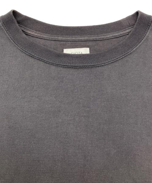 CIOTA（シオタ）CIOTA (シオタ) スビンコットン 10/- 度詰め 吊り天竺 ポケット付き ロンT ブラック サイズ:7の古着・服飾アイテム