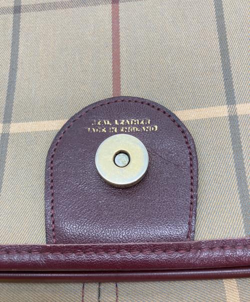 Burberry's（バーバリーズ）Burberry's (バーバリーズ) チェック柄ショルダーバッグ ブラウンの古着・服飾アイテム