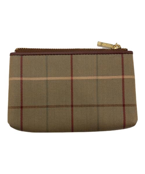 Burberry's（バーバリーズ）Burberry's (バーバリーズ) チェック柄ショルダーバッグ ブラウンの古着・服飾アイテム
