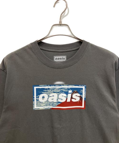 oasis（オアシス）oasis (オアシス) LIVE’25 バンドTシャツ 富士【日本限定】 グレー サイズ:Mの古着・服飾アイテム