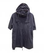 Engineered Garmentsエンジニアド ガーメンツ）の古着「半袖アノラック型ワンピース」｜ネイビー