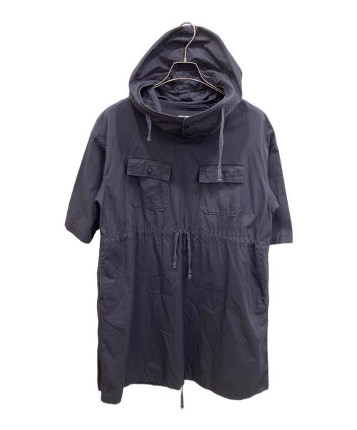 Engineered Garments（エンジニアド ガーメンツ）Engineered Garments (エンジニアド ガーメンツ) 半袖アノラック型ワンピース ネイビー サイズ:1の古着・服飾アイテム