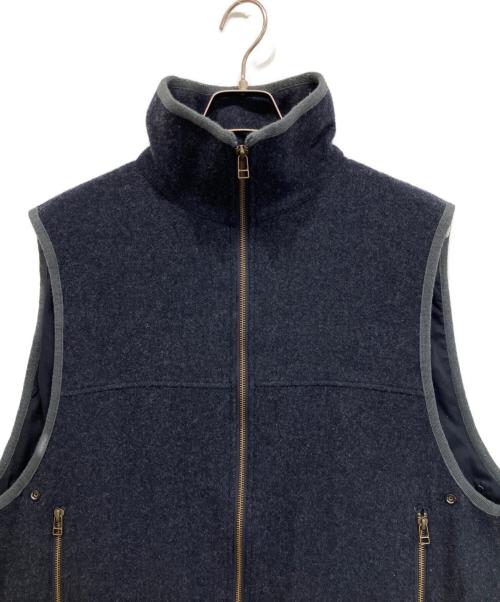 refomed（リフォメッド）refomed (リフォメッド) ウールベスト ネイビー サイズ:2の古着・服飾アイテム