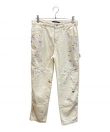 LAUREN RALPH LAUREN（ローレン ラルフ ローレン）の古着「ペイント加工ペインターパンツ」｜ベージュ