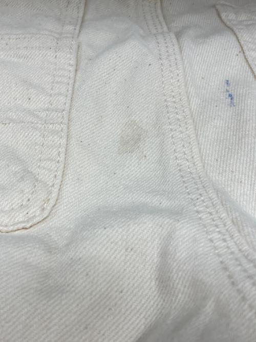 LAUREN RALPH LAUREN（ローレン ラルフ ローレン）LAUREN RALPH LAUREN (ローレン ラルフ ローレン) ペイント加工ペインターパンツ ベージュ サイズ:4の古着・服飾アイテム