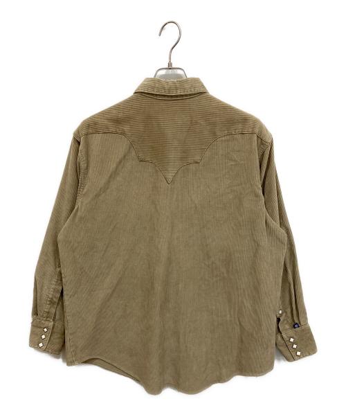 ROCKMOUNT（ロックマウント）ROCKMOUNT (ロックマウント)  コーデュロイウエスタン シャツ ベージュ サイズ:16.5-33の古着・服飾アイテム