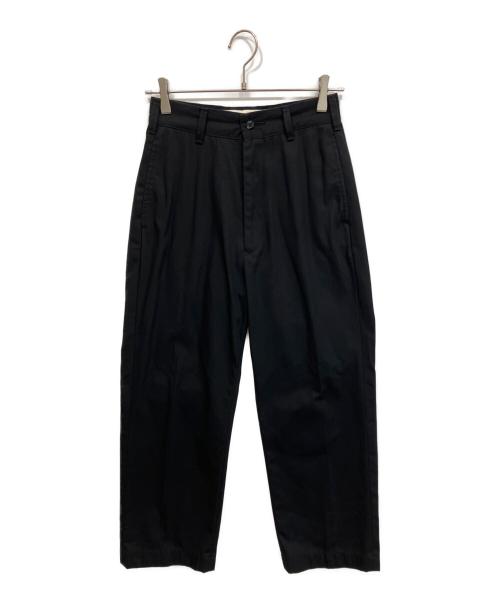 THE SHINZONE（ザ シンゾーン）THE SHINZONE (ザ シンゾーン) WASHED HIGH WAIST CHINO PANTS ブラック サイズ:32の古着・服飾アイテム