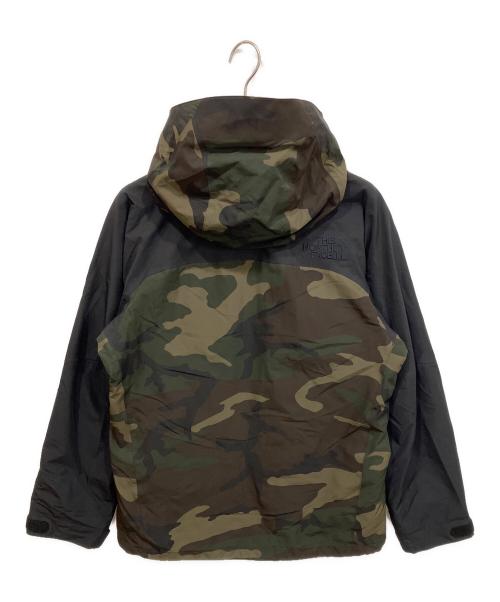 THE NORTH FACE（ザ ノース フェイス）THE NORTH FACE (ザ ノース フェイス) NOVELTY MOUNTAIN JACKET グリーン×ブラック サイズ:Lの古着・服飾アイテム