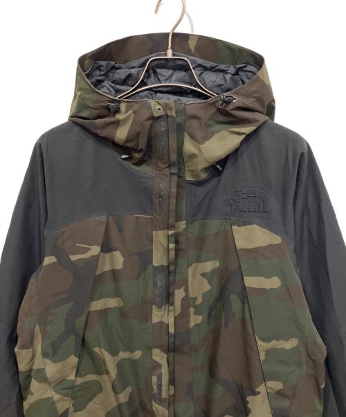 THE NORTH FACE（ザ ノース フェイス）THE NORTH FACE (ザ ノース フェイス) NOVELTY MOUNTAIN JACKET グリーン×ブラック サイズ:Lの古着・服飾アイテム