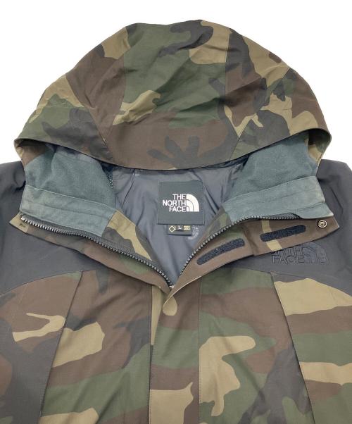 THE NORTH FACE（ザ ノース フェイス）THE NORTH FACE (ザ ノース フェイス) NOVELTY MOUNTAIN JACKET グリーン×ブラック サイズ:Lの古着・服飾アイテム
