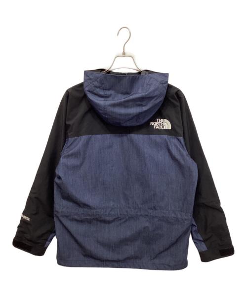 THE NORTH FACE（ザ ノース フェイス）THE NORTH FACE (ザ ノース フェイス) MOUNTAIN LIGHT DENIM JACKET ブラック×インディゴ サイズ:Mの古着・服飾アイテム