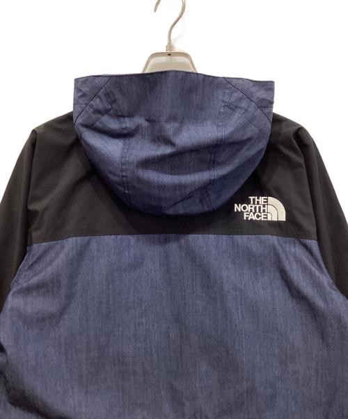 THE NORTH FACE（ザ ノース フェイス）THE NORTH FACE (ザ ノース フェイス) MOUNTAIN LIGHT DENIM JACKET ブラック×インディゴ サイズ:Mの古着・服飾アイテム