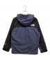 THE NORTH FACE (ザ ノース フェイス) MOUNTAIN LIGHT DENIM JACKET ブラック×インディゴ サイズ:M：18000円