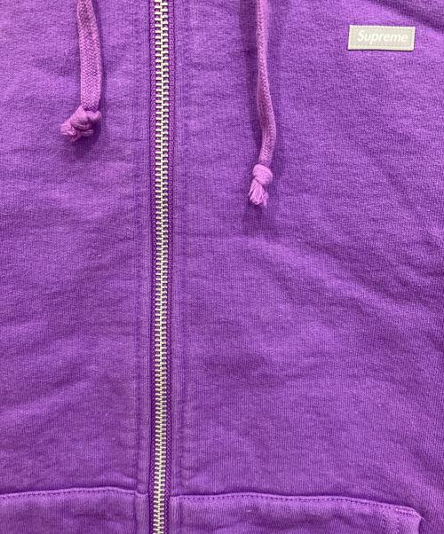 SUPREME（シュプリーム）SUPREME (シュプリーム) 18AW Reflective Small Box Zip Up Sweatshirt パープル サイズ:Lの古着・服飾アイテム