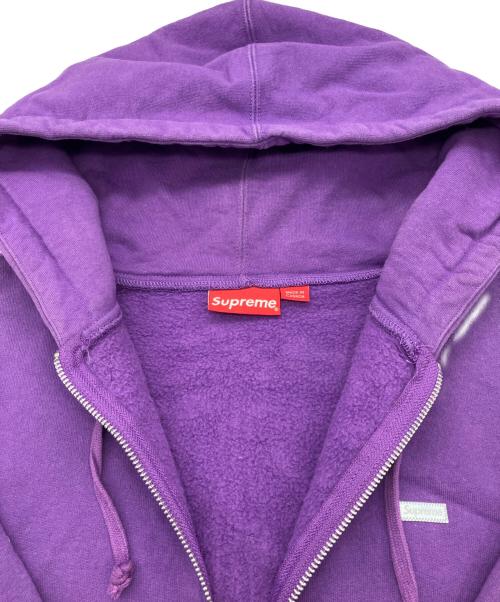 SUPREME（シュプリーム）SUPREME (シュプリーム) 18AW Reflective Small Box Zip Up Sweatshirt パープル サイズ:Lの古着・服飾アイテム