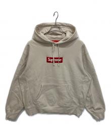 SUPREME（シュプリーム）の古着「24AW BOX LOGO HOODED SWEATSHIRT プルオーバーパーカー」｜ベージュ