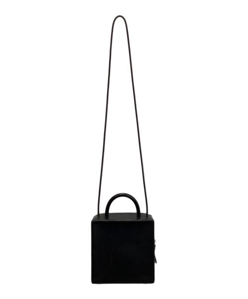 building block（ビルディングブロック）Building Block (ビルディングブロック) LEATHER BOX BAG ブラックの古着・服飾アイテム