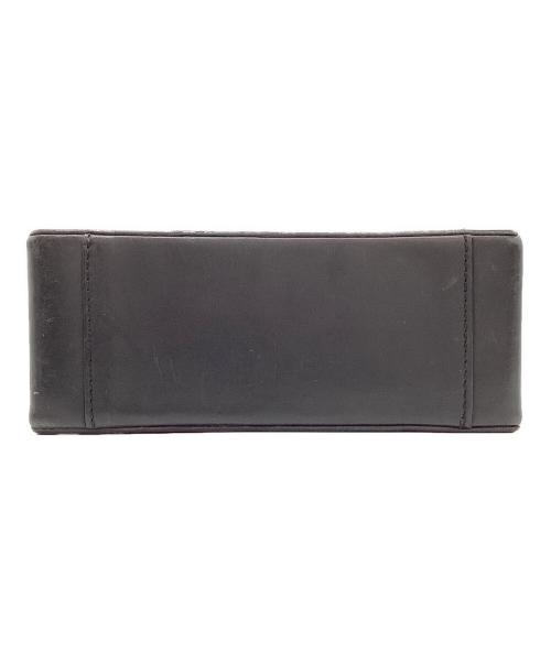 building block（ビルディングブロック）Building Block (ビルディングブロック) LEATHER BOX BAG ブラックの古着・服飾アイテム