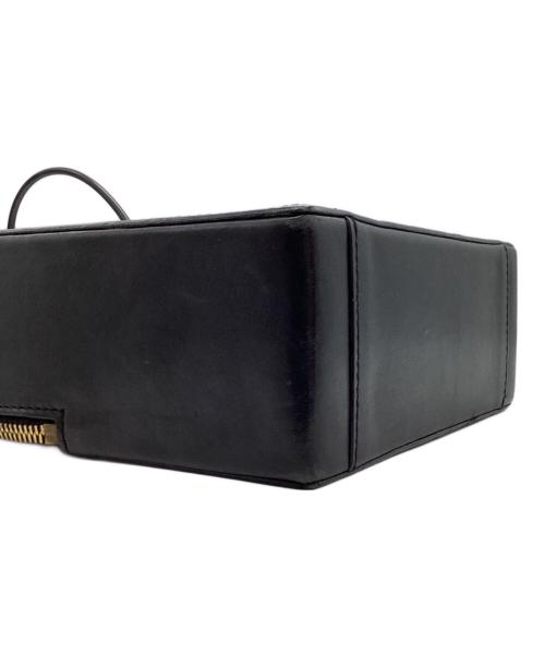building block（ビルディングブロック）Building Block (ビルディングブロック) LEATHER BOX BAG ブラックの古着・服飾アイテム