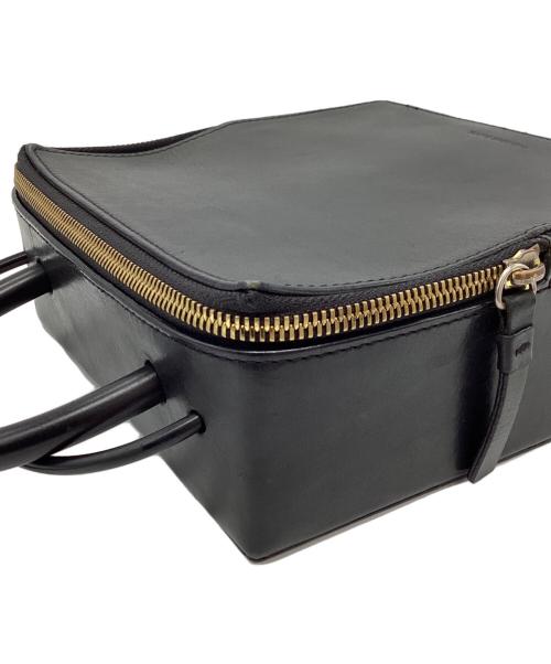 building block（ビルディングブロック）Building Block (ビルディングブロック) LEATHER BOX BAG ブラックの古着・服飾アイテム
