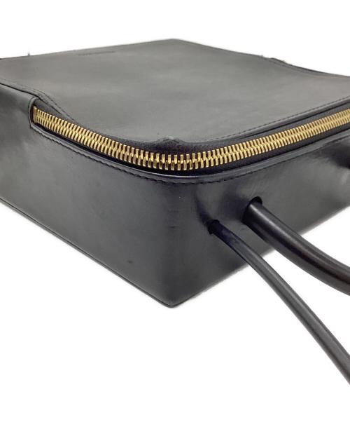building block（ビルディングブロック）Building Block (ビルディングブロック) LEATHER BOX BAG ブラックの古着・服飾アイテム