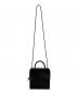 Building Block (ビルディングブロック) LEATHER BOX BAG ブラック：7000円