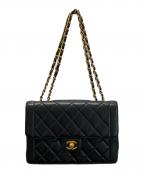 CHANELシャネル）の古着「マトラッセ25 チェーンショルダーバッグ」｜ブラック