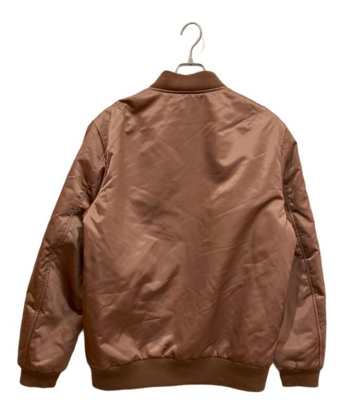 Acne studios（アクネ ストゥディオズ）ACNE STUDIOS (アクネ ストゥディオズ) SELO ボンバーフライトジャケット ブラウン サイズ:52の古着・服飾アイテム