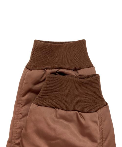 Acne studios（アクネ ストゥディオズ）ACNE STUDIOS (アクネ ストゥディオズ) SELO ボンバーフライトジャケット ブラウン サイズ:52の古着・服飾アイテム