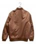 ACNE STUDIOS (アクネ ストゥディオズ) SELO ボンバーフライトジャケット ブラウン サイズ:52：12000円