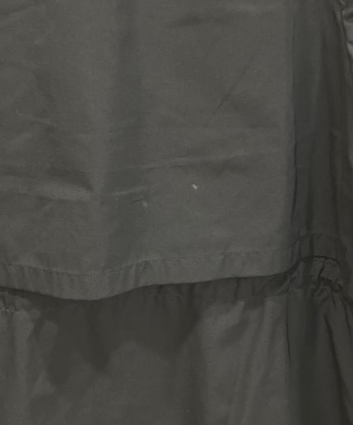 23区（ニジュウサンク）23区 (ニジュウサンク) 撥水加工ライトツイル ノーカラーコート ブラック サイズ:32の古着・服飾アイテム